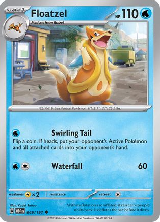 Floatzel 049/197 - Uncommon