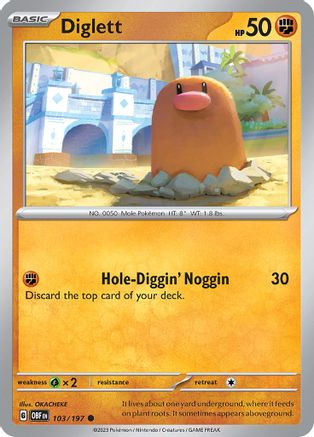 Diglett 103/197 - Common