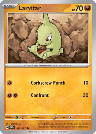 Larvitar 105/197 - Common