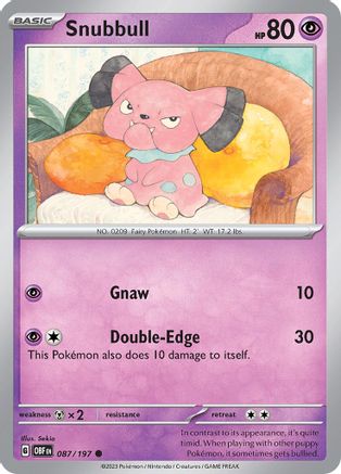Snubbull 087/197 - Common