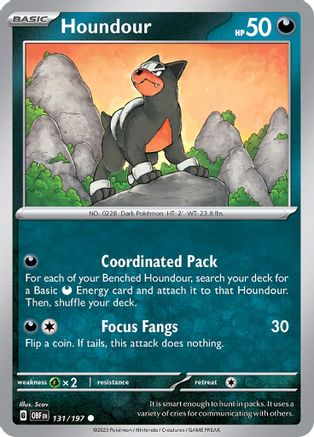Houndour 131/197 - Common