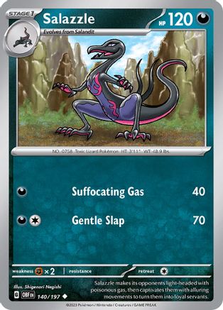 Salazzle 140/197 - Uncommon