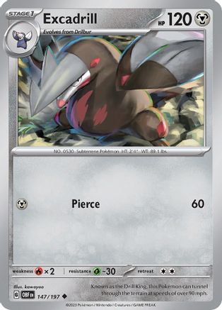 Excadrill 147/197 - Uncommon