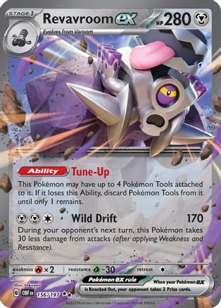 Revavroom ex 156/197 - Double Rare - Holofoil