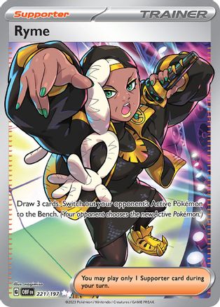 Ryme 221/197 - Ultra Rare - Holofoil