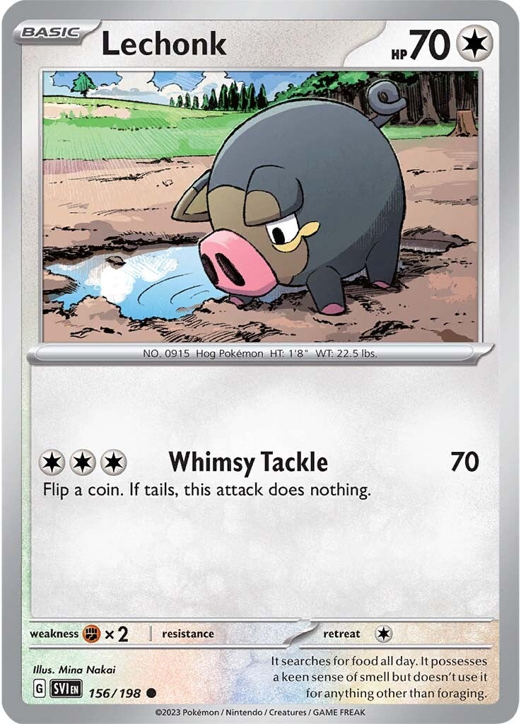 Lechonk 156/198 - Common