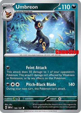 Umbreon 130/197 - Promo - Reverse Holofoil