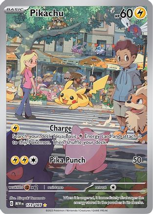 Pikachu 173/165 - Illustration Rare - Holofoil
