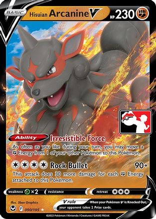 Hisuian Arcanine V 090/195 - Ultra Rare - Holofoil