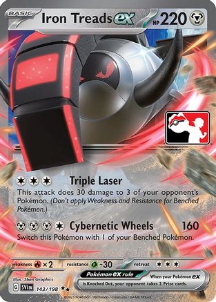 Iron Treads ex 143 - Double Rare - Holofoil