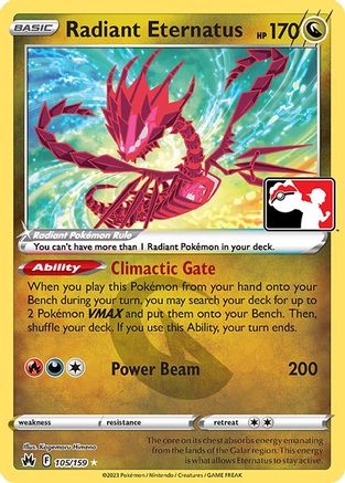 Radiant Eternatus 105 - Radiant Rare - Holofoil