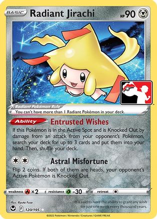 Radiant Jirachi 120 - Radiant Rare - Holofoil