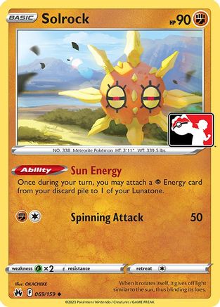 Solrock 069/159 - Uncommon