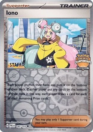 Iono 185/193 - Uncommon - Reverse Holofoil
