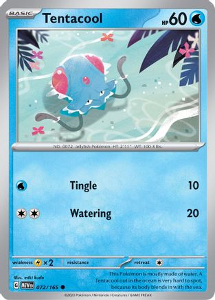 Tentacool 072/165 - Common