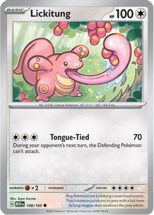 Lickitung 108/165 - Common