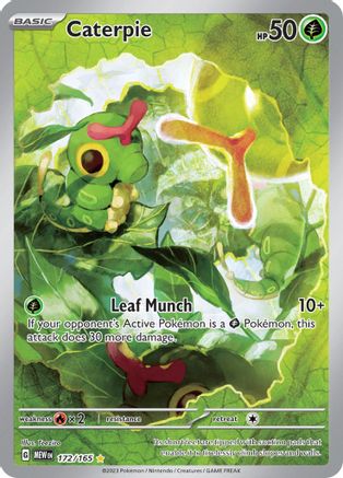 Caterpie 172/165 - Illustration Rare - Holofoil