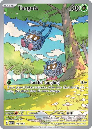 Tangela 178/165 - Illustration Rare - Holofoil