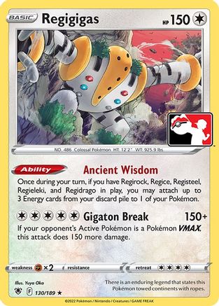 Regigigas 130/189 - Rare - Holofoil