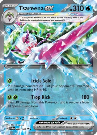 Tsareena ex 046/182 - Double Rare - Holofoil