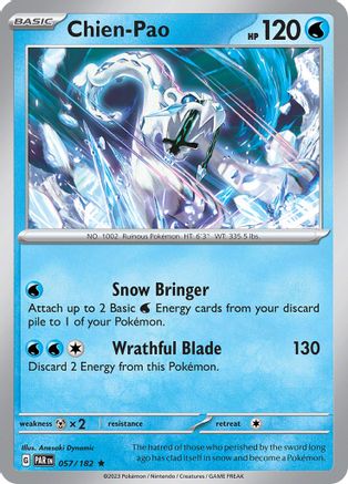 Chien-Pao 057/182 - Rare - Holofoil