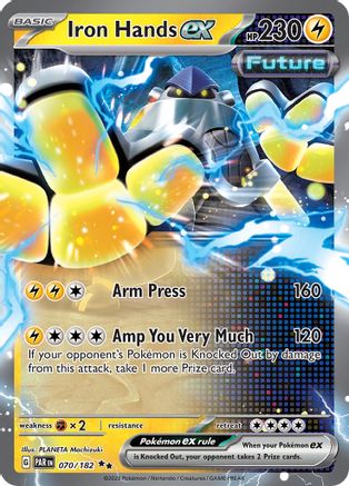 Iron Hands ex 070/182 - Double Rare - Holofoil