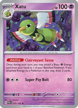 Xatu 072/182 - Rare - Holofoil