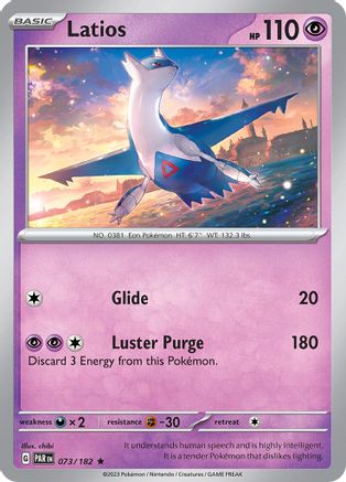 Latios 073/182 - Rare - Holofoil