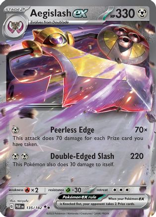 Aegislash ex 135/182 - Double Rare - Holofoil
