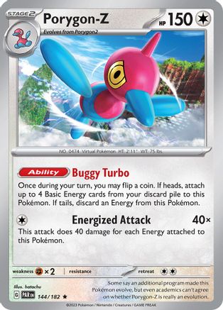 Porygon-Z 144/182 - Rare - Holofoil