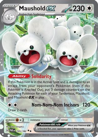 Maushold ex 155/182 - Double Rare - Holofoil