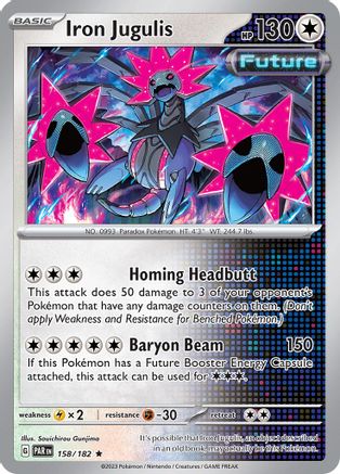 Iron Jugulis 158/182 - Rare - Holofoil