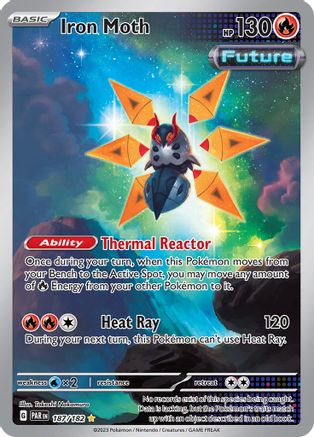 Iron Moth 187/182 - Illustration Rare - Holofoil