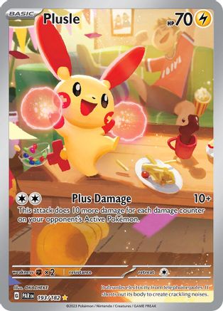 Plusle 193/182 - Illustration Rare - Holofoil