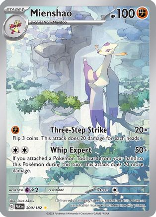 Mienshao 200/182 - Illustration Rare - Holofoil