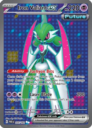 Iron Valiant ex 225/182 - Ultra Rare - Holofoil