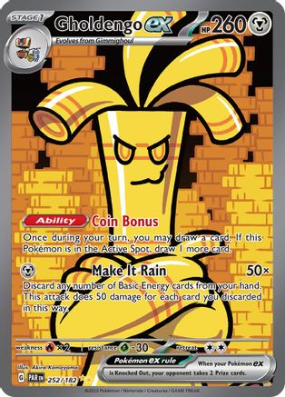 Gholdengo ex 252/182 - Special Illustration Rare - Holofoil