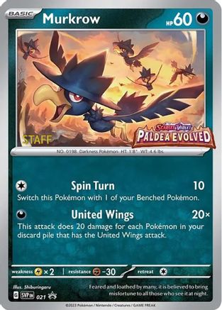 Murkrow 021 - Promo - Holofoil