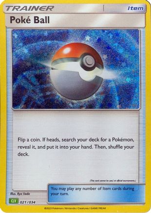 Poke Ball (CLV) 021/034 - Classic Collection - Holofoil