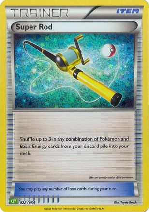 Super Rod (CLV) 028/034 - Classic Collection - Holofoil