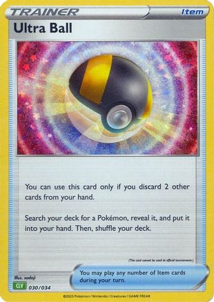 Ultra Ball (CLV) 030/034 - Classic Collection - Holofoil