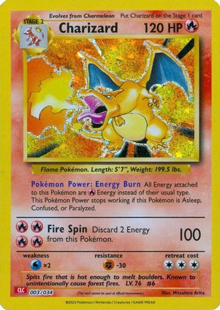 Charizard 003/034 - Classic Collection - Holofoil