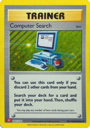 Computer Search (CLC) 020/034 - Classic Collection - Holofoil
