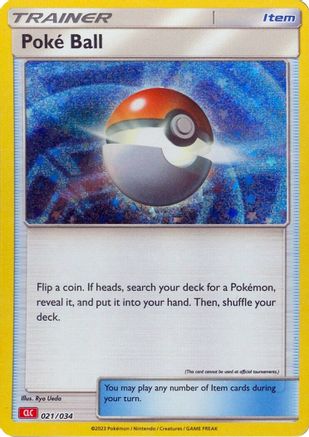 Poke Ball (CLC) 021/034 - Classic Collection - Holofoil