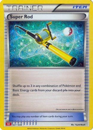 Super Rod (CLC) 027/034 - Classic Collection - Holofoil