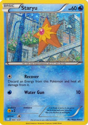Staryu 004/034 - Classic Collection - Holofoil