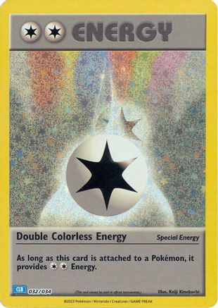 Double Colorless Energy (CLB) 032/034 - Classic Collection - Holofoil