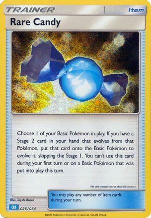 Rare Candy (CLB) 026/034 - Classic Collection - Holofoil
