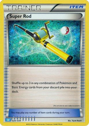 Super Rod (CLB) 028/034 - Classic Collection - Holofoil