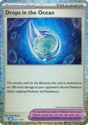 Drops in the Ocean 021/034 - Classic Collection - Holofoil